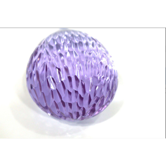 Miloslav Janků Purple Alexandrite Glass Hedgehog Paperweight Figurine MCM EUC - Picture 4 of 7